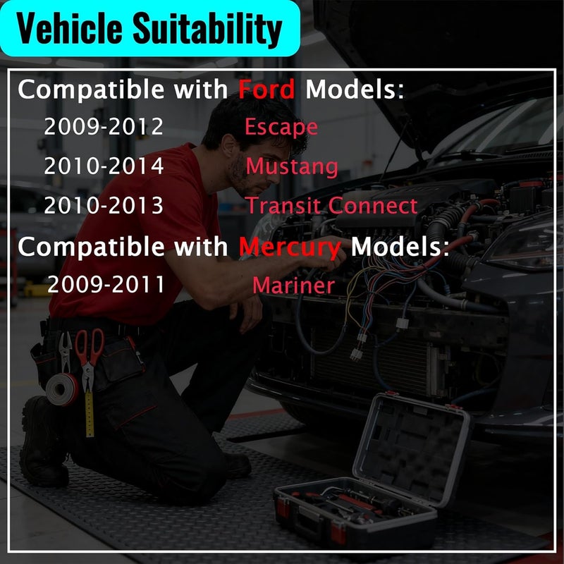 TOM 911-999 Vapor Canister Compatible with Ford Escape 2009-2012 Mustang 2010-2014 Transit Connect 2010-2013 Mercury Mariner 2009-2011 8R3Z9D653C - Image 2